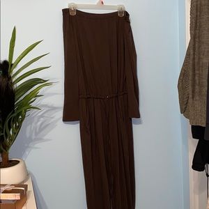 Brown Jumpsuit NWOT